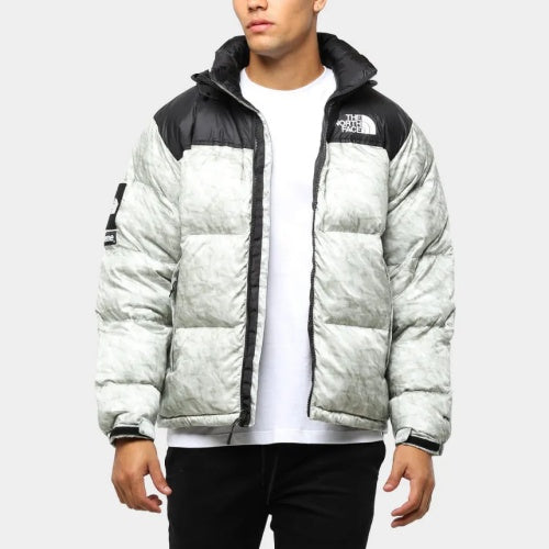 THE NORTH FACEシュプリームX ノースフェイスペーパープリント ヌプシージャケット FW19 Supreme The North Face Paper Print Nuptse Jacket