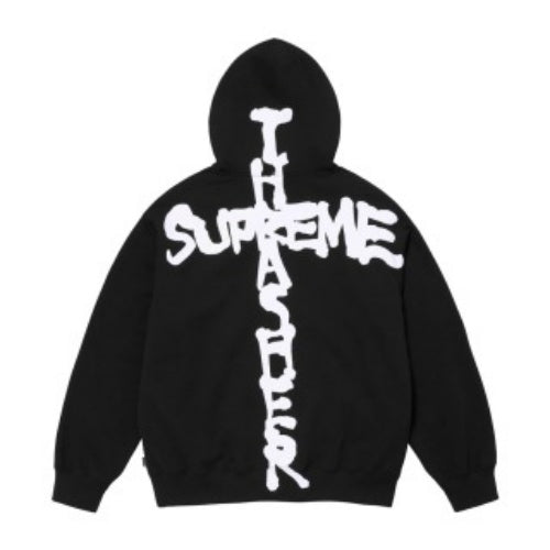 SUPREME FW24 フレイムジョイントレタープリント ジッパーパーカー
