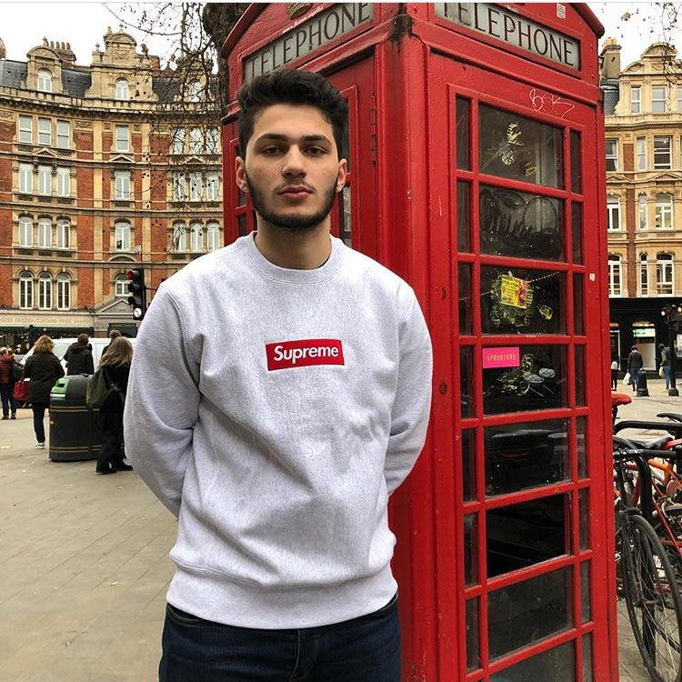 Supreme ボックスロゴ クルーネックスウェット YS220