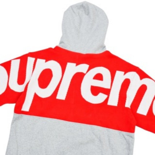 Supreme シュプリーム ビッグロゴ ジャカード フード付き スウェットシャツ