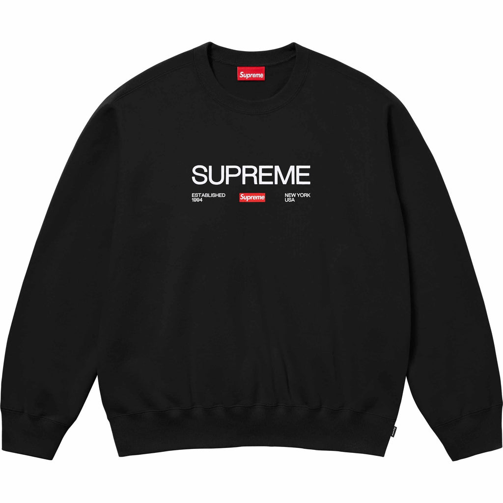 Supreme エスタブリッシュド クルーネックスウェット
