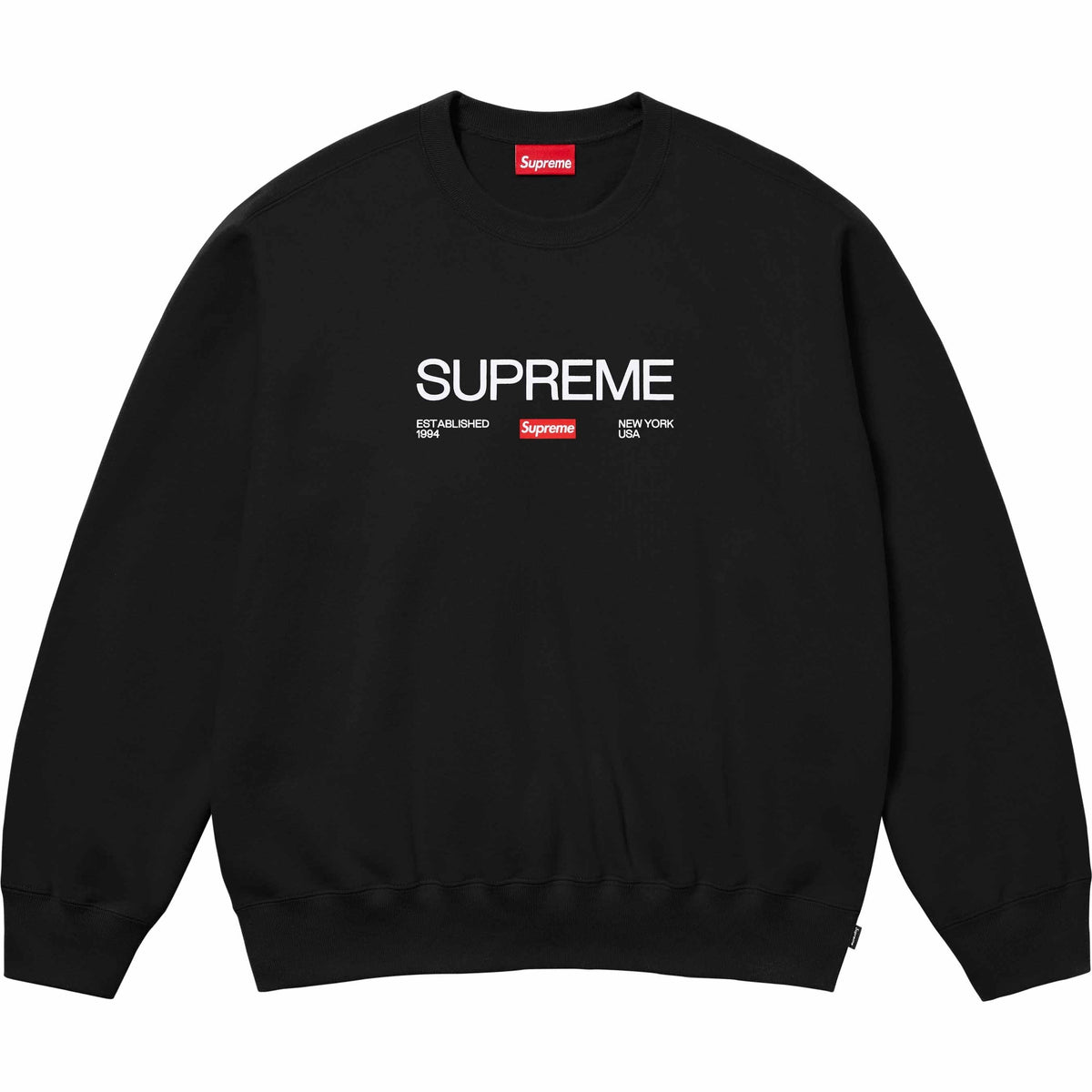 Supreme エスタブリッシュド クルーネックスウェット