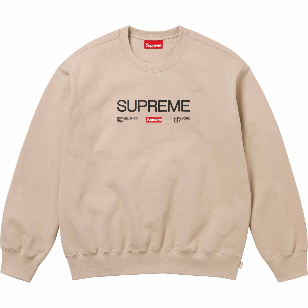 Supreme エスタブリッシュド クルーネックスウェット