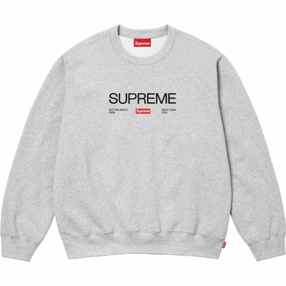 Supreme エスタブリッシュド クルーネックスウェット