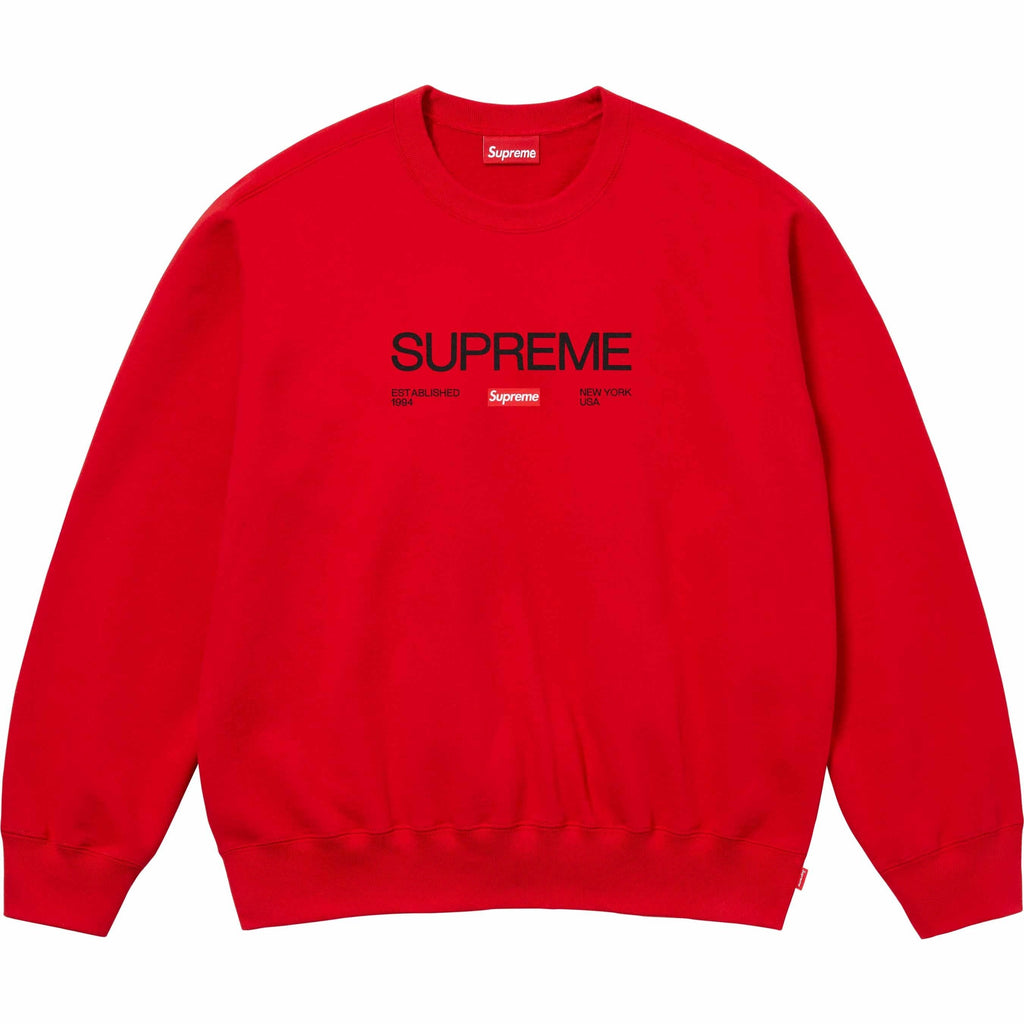 Supreme エスタブリッシュド クルーネックスウェット