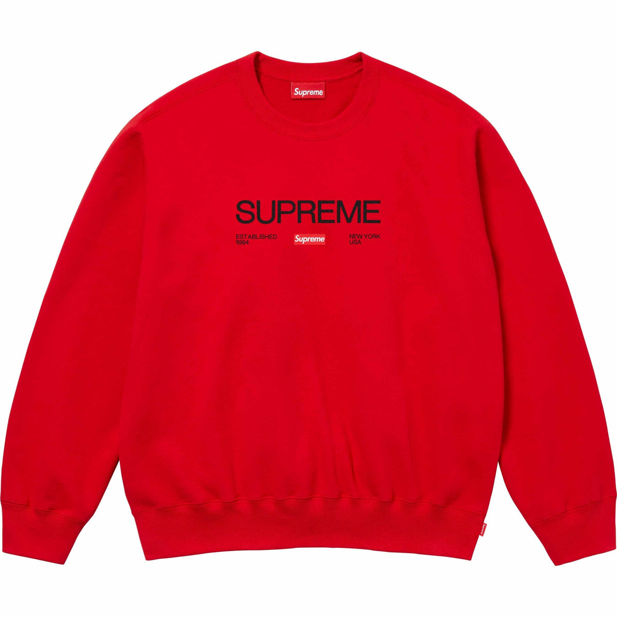 Supreme エスタブリッシュド クルーネックスウェット