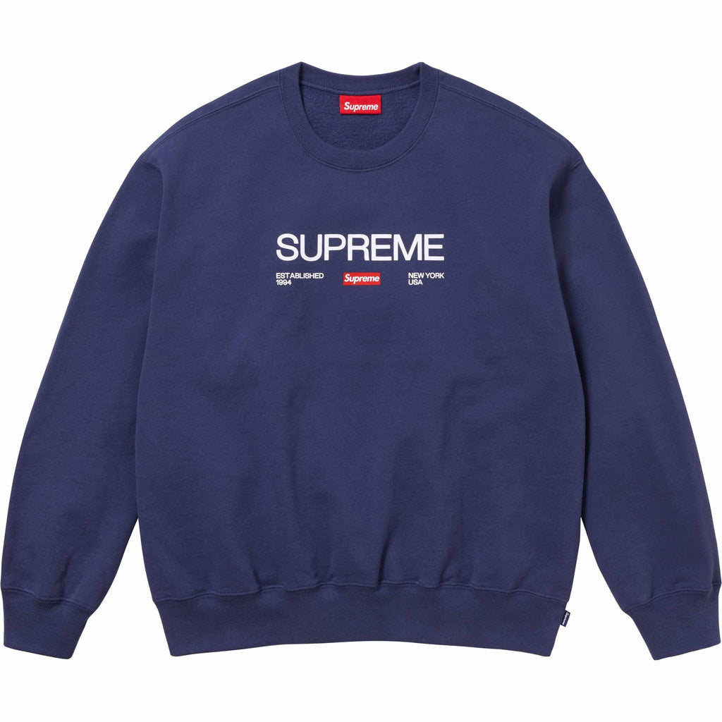 Supreme エスタブリッシュド クルーネックスウェット
