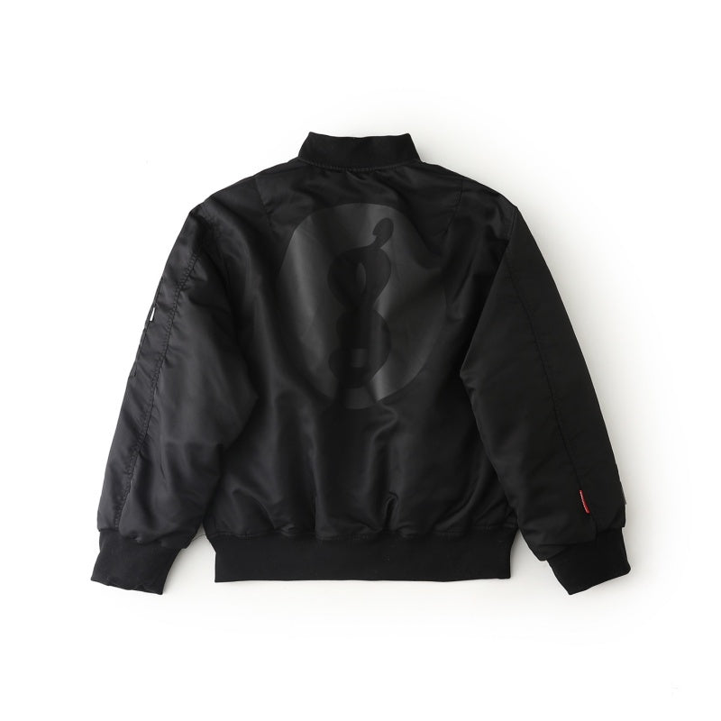 Supreme x 藤原ヒロシのGOODENOUGHコラボレーション SS25 WEEK15 アップリケロゴとジッパー開閉のリバーシブルMA-1長袖ジャケット ユニセックス