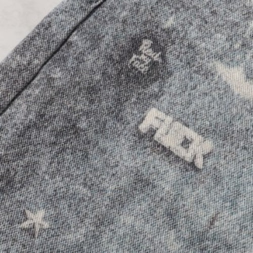 Supreme x HJR FW24 WEEK11 トロンプ・ルイユ ルーズフィット ジーンズ バッジロゴ オプティカルデジタルプリント ルーズフィットジーンズ