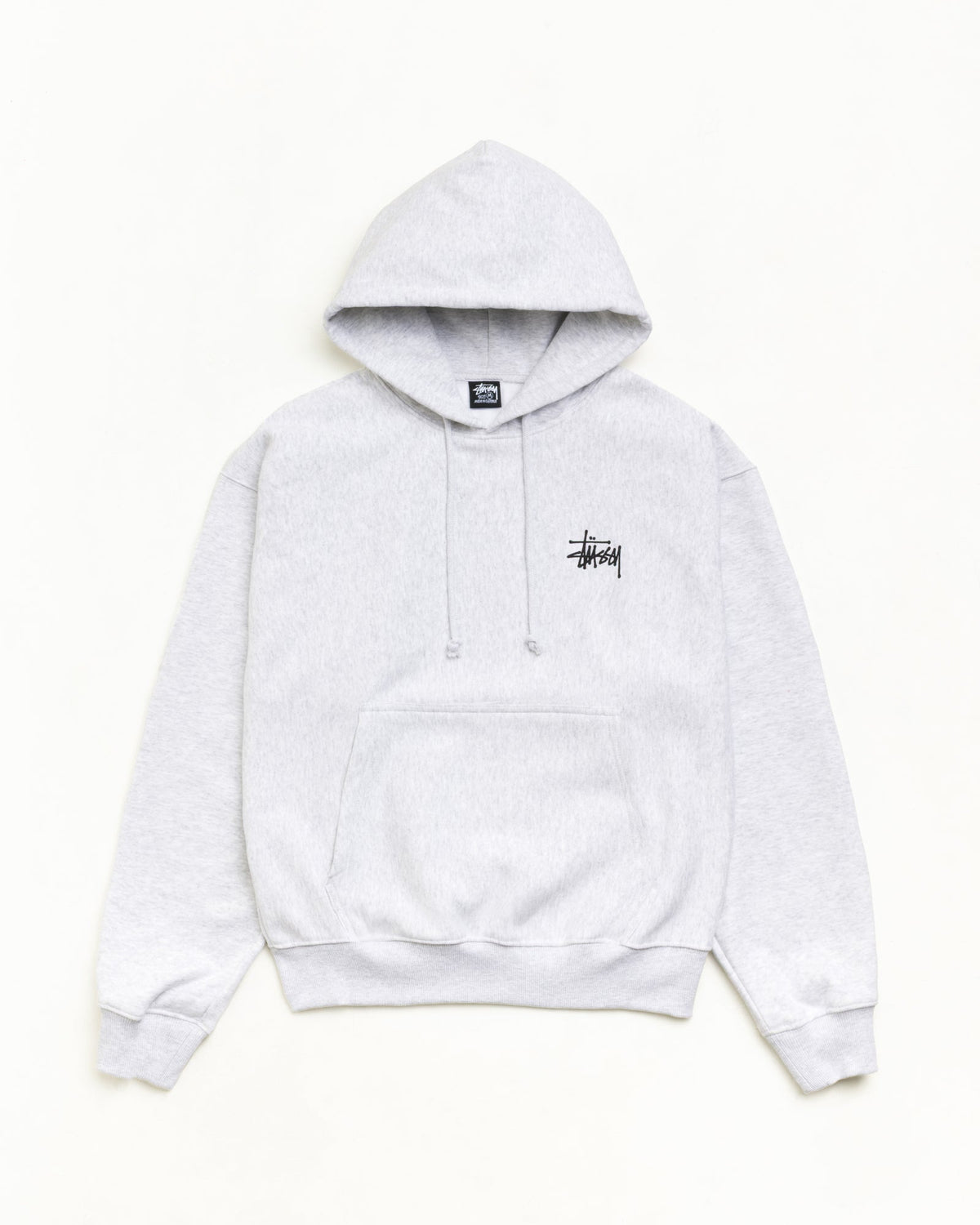 Stussy BASIC STÜSSY HOODIEステューシー  シンプルな無地フード付きスウェット 男女兼用 レディース メンズ