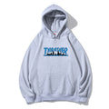 Supreme THRASHER ブルーロゴ スウェットパーカー