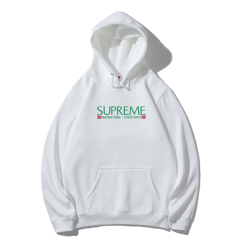 Supreme グリーンロゴ スウェットパーカー