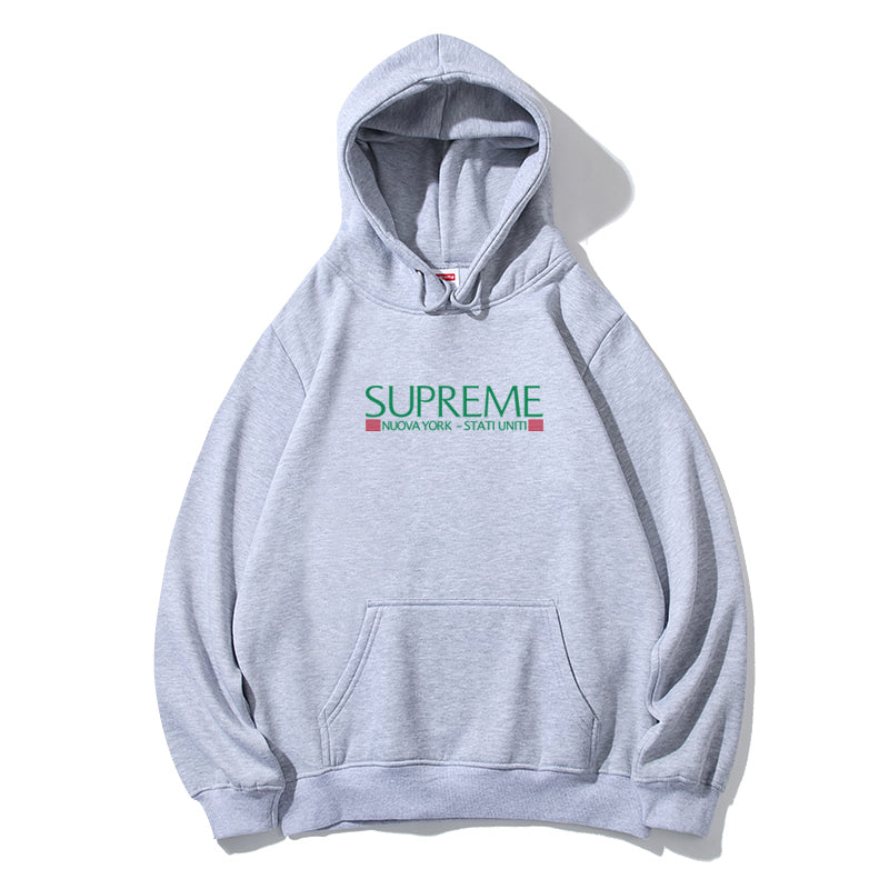 Supreme グリーンロゴ スウェットパーカー