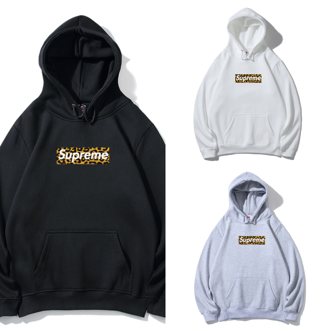 Supreme ゴールドカラーロゴ スウェットパーカー