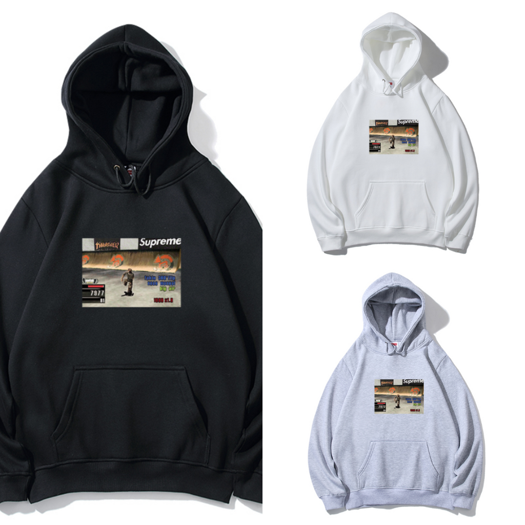 Supreme コラージュプリント スウェットパーカー