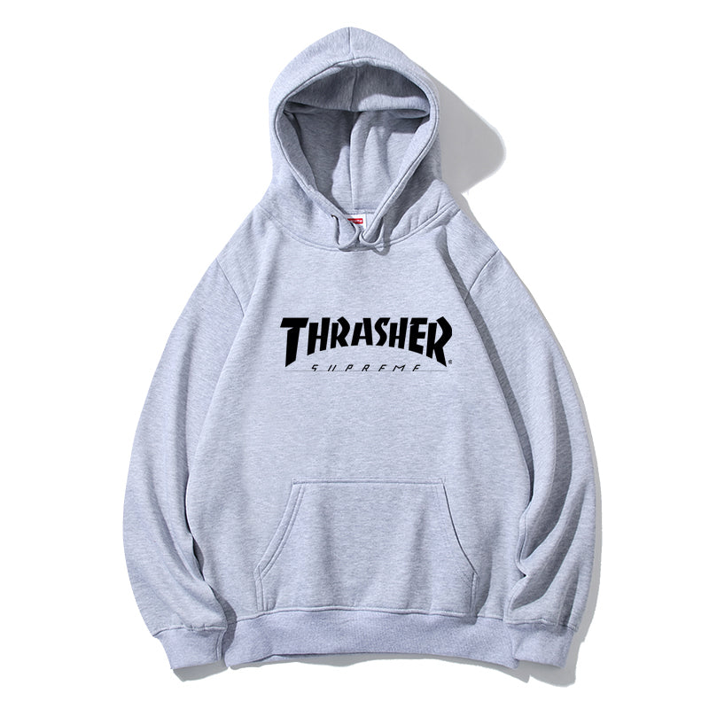 Supreme THRASHER ロゴプリントパーカー