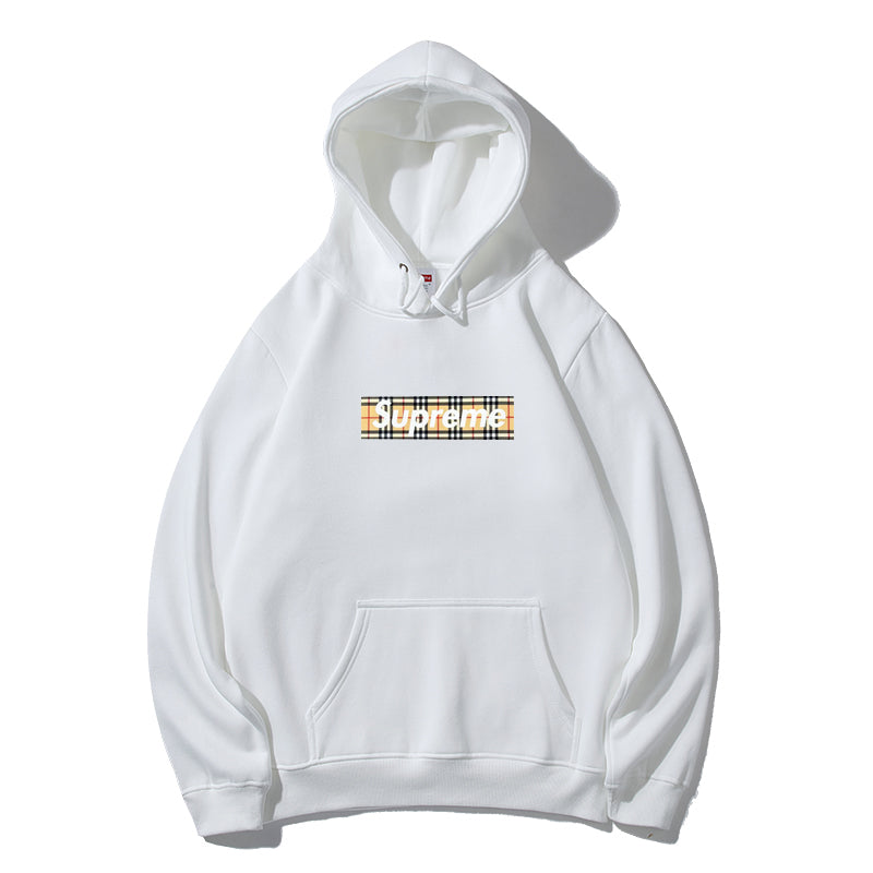 Supreme ゴールドカラー ボックスロゴ スウェットパーカー