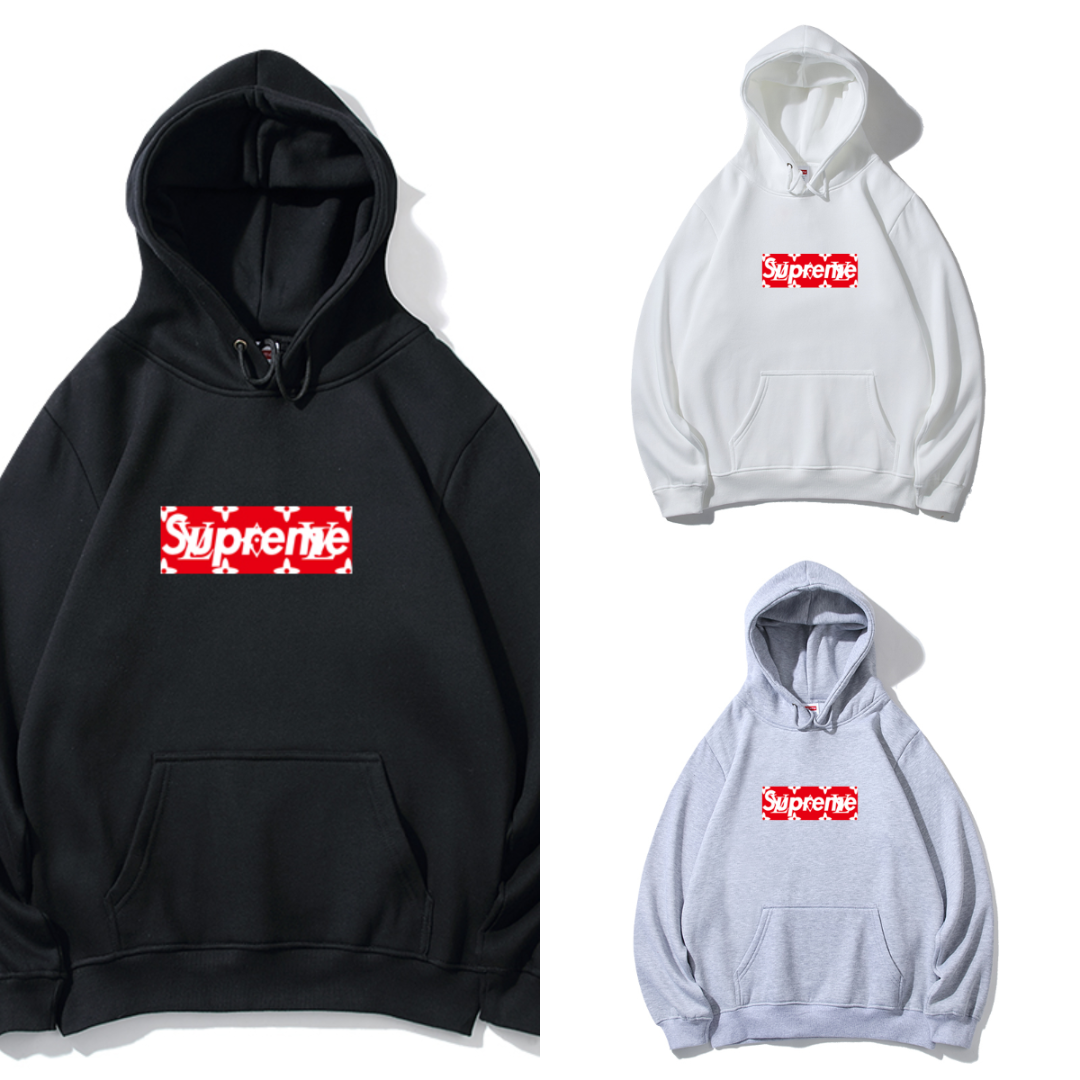 Supreme ボックスロゴ グラフィック スウェットパーカー