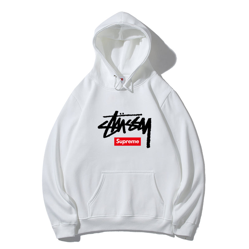 Supreme フロントダブルロゴ スウェットパーカー