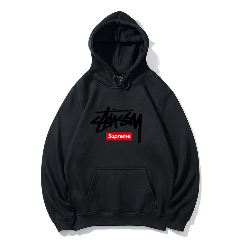 Supreme フロントダブルロゴ スウェットパーカー