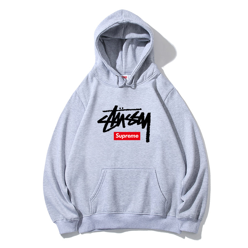 Supreme フロントダブルロゴ スウェットパーカー