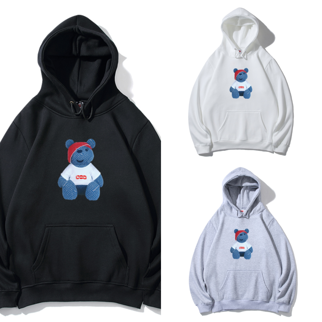 Supreme ブルーキャラクター プリントパーカー