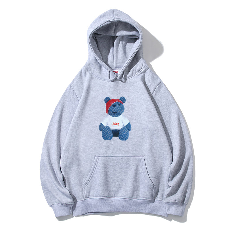 Supreme ブルーキャラクター プリントパーカー