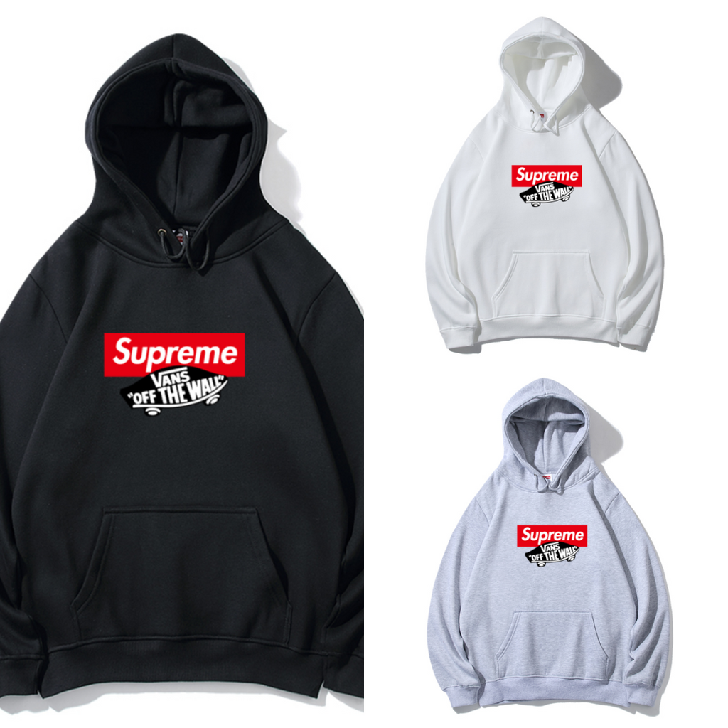 Supreme ボックスロゴ イラストプリントパーカー