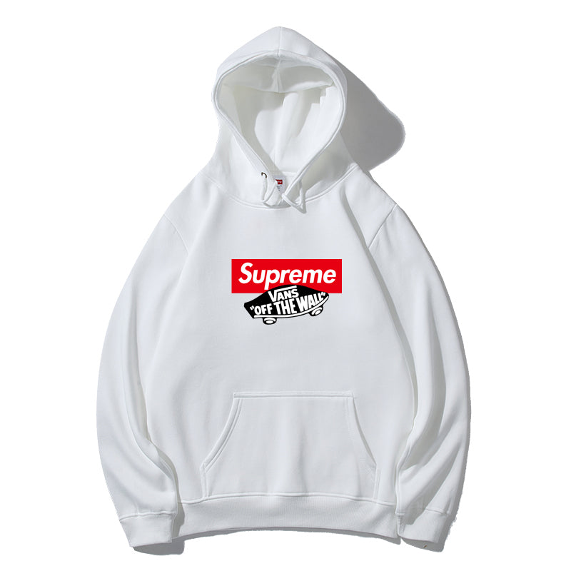 Supreme ボックスロゴ イラストプリントパーカー