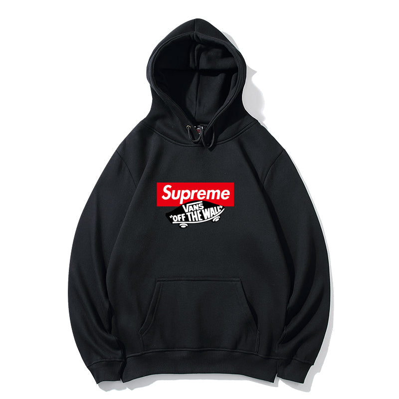 Supreme ボックスロゴ イラストプリントパーカー