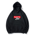 Supreme ボックスロゴ イラストプリントパーカー