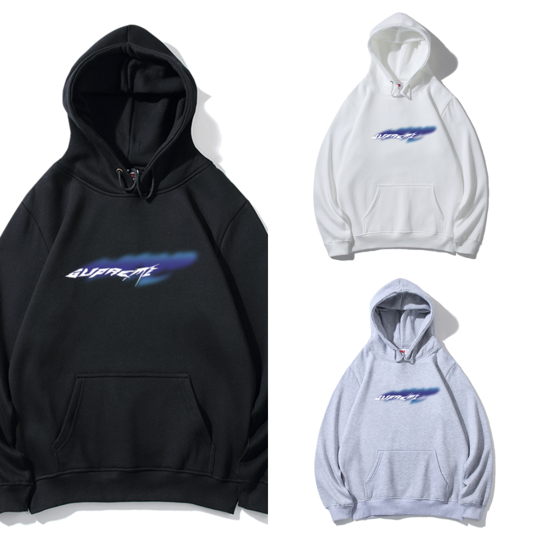 Supreme ブルーグラフィック ロゴパーカー