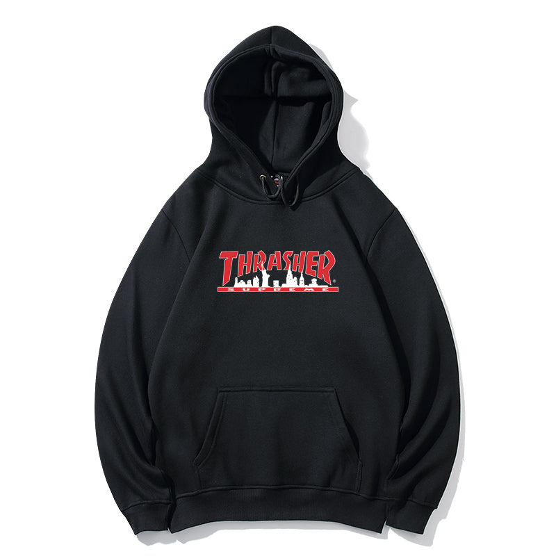 Supreme THRASHER レッドロゴ スウェットパーカー