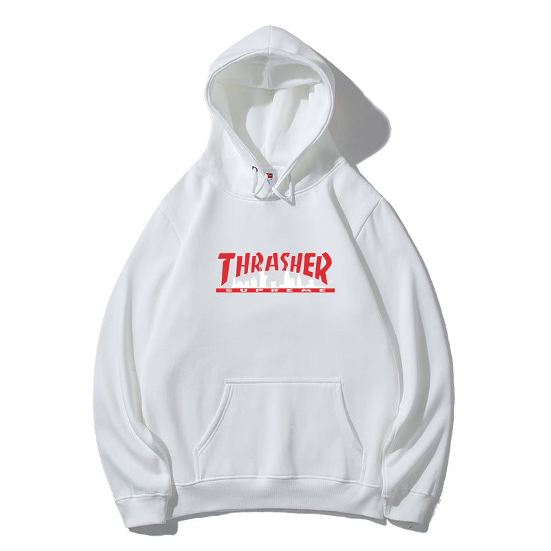 Supreme THRASHER レッドロゴ スウェットパーカー