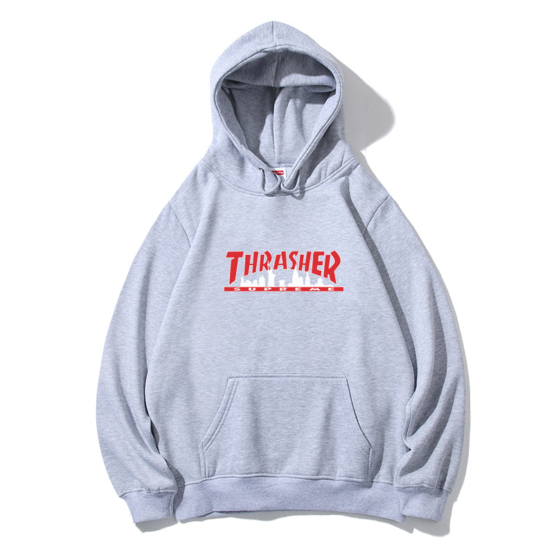 Supreme THRASHER レッドロゴ スウェットパーカー