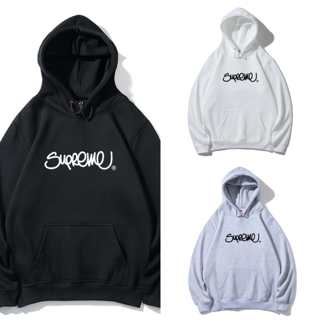 Supreme 手書き風ロゴ スウェットパーカー