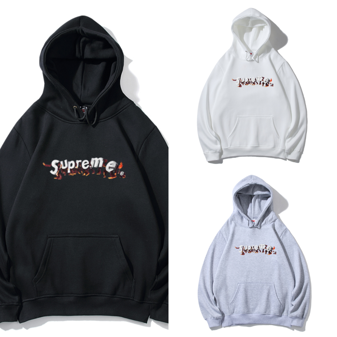 Supreme レタリングロゴ スウェットパーカー