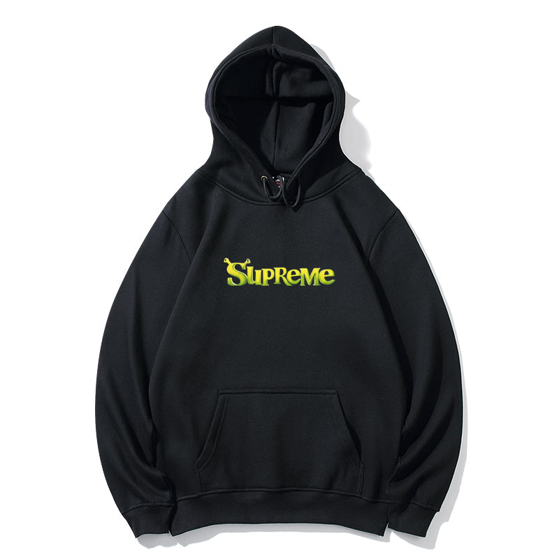 Supreme イエローレタリングロゴ スウェットパーカー