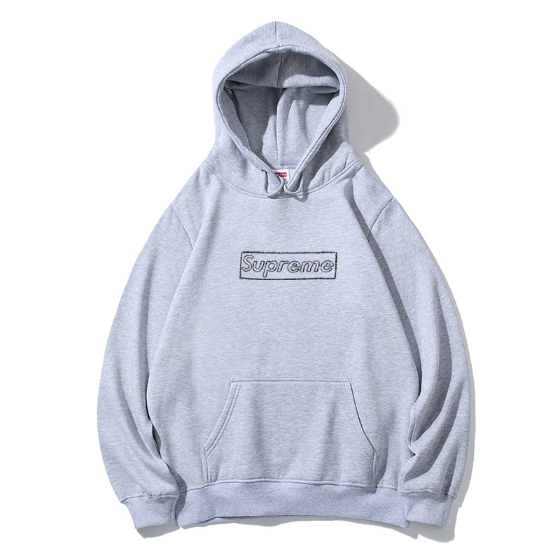 Supreme アウトライン ボックスロゴ スウェットパーカー