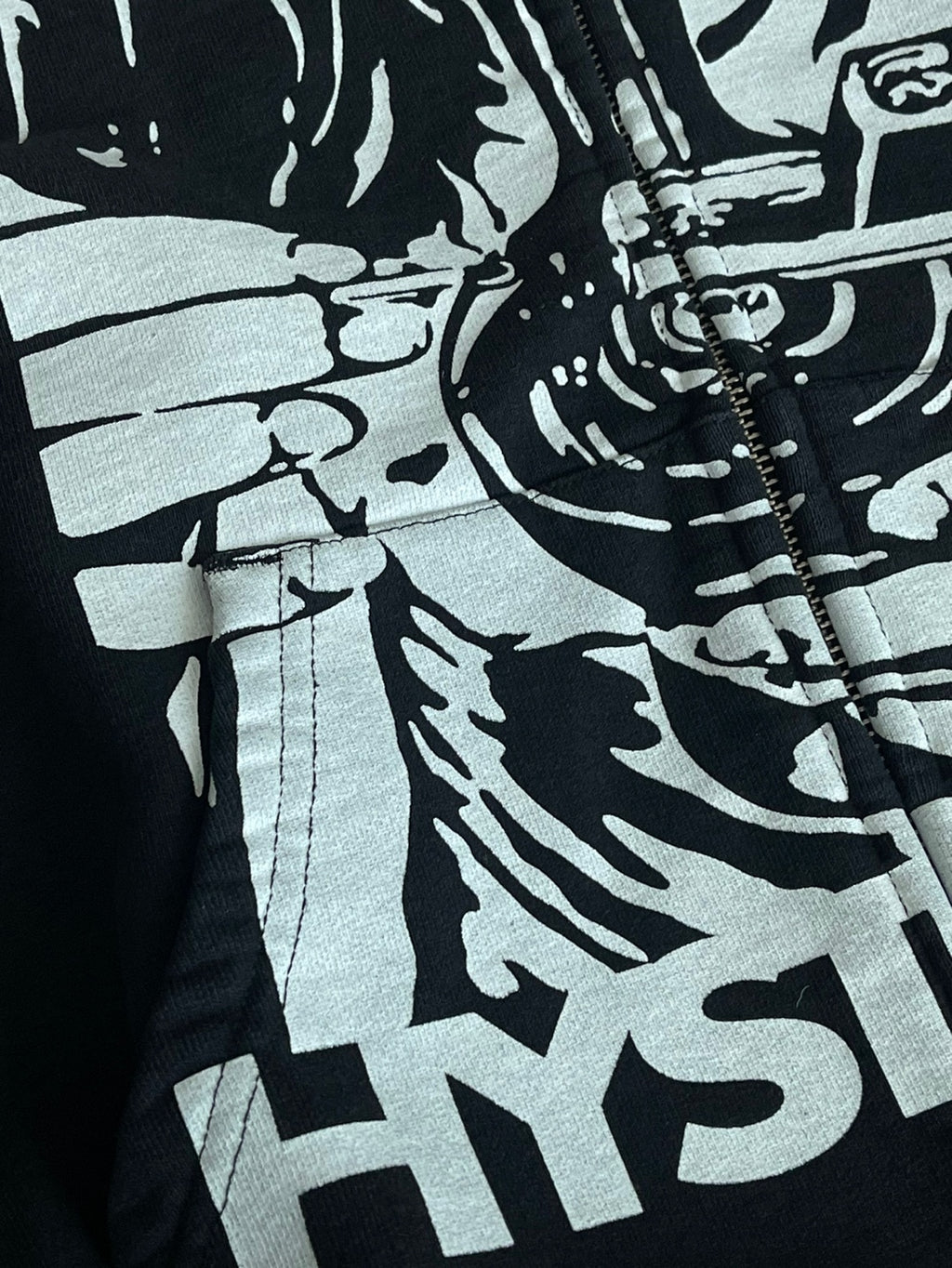 Supreme × HYSTERIC GLAMOUR サーマル裏地 ジップアップパーカー
