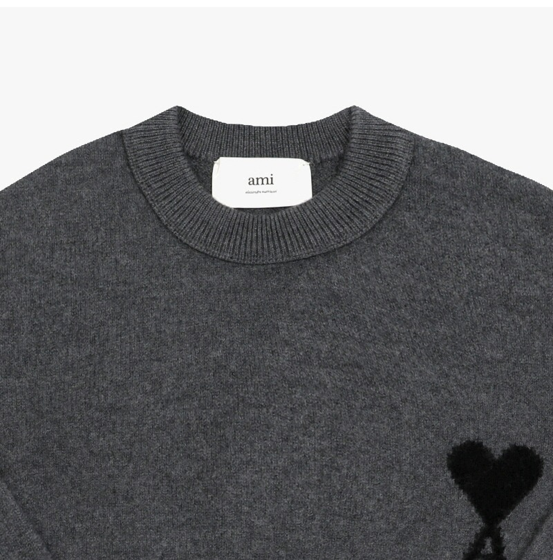 AMI PARIS De Coeur Crew Neck Sweater ハートロゴ ニット セーター