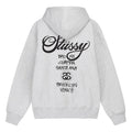 STUSSY ワールドトラベル ジッパーハット [ホワイト]